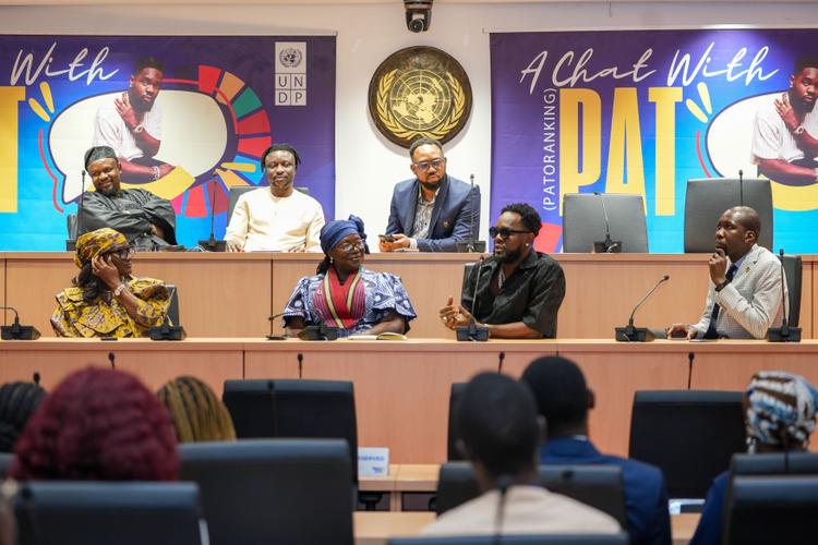 Patoranking Engages Young Changemakers at United Nations House, Nigeria